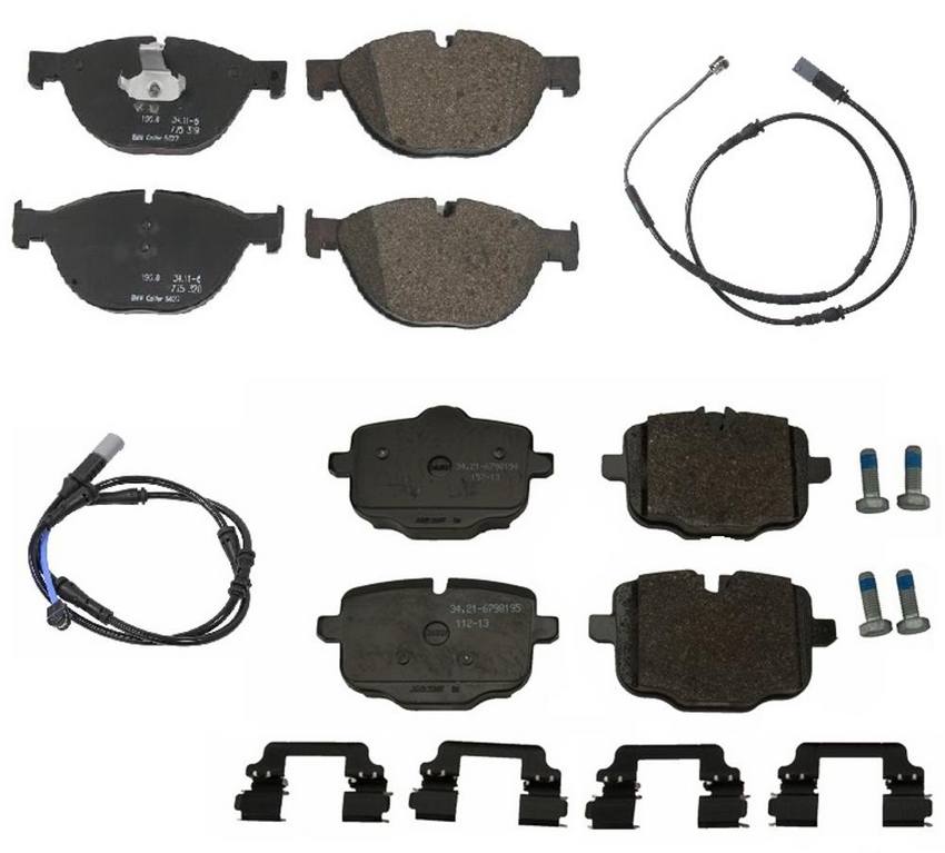 BMW Disc Brakes Kit - Pads Front and Rear